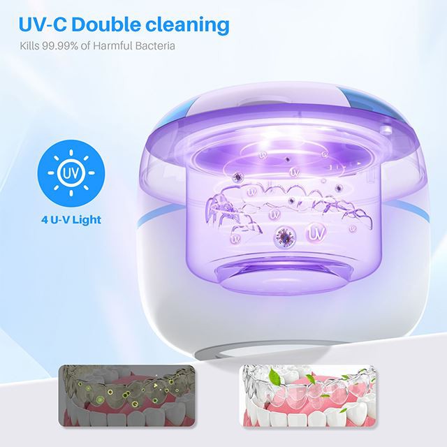 2.ultrasonic dental retainer cleaner